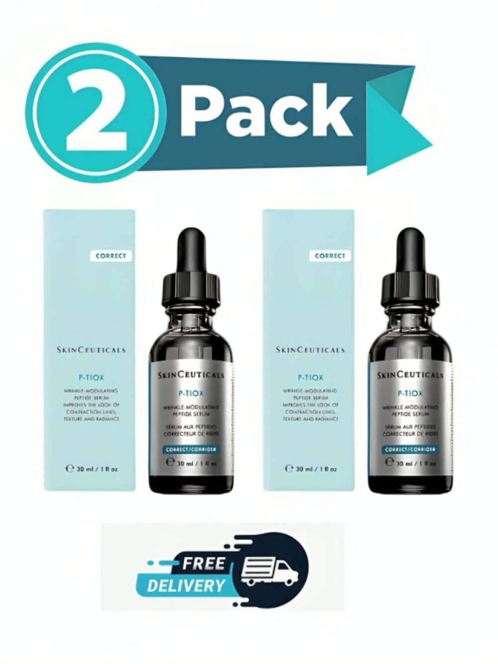 SkinCeuticals P-TIOX Wrinkle-Modulating Peptide Serum 30ml New in Box